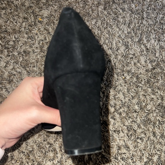 Black Mark Fisher pointed toe block heel size 11 - Picture 9 of 12